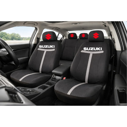 Set Huse Scaune Universale HLX1 Compatibile cu Suzuki – Negru/Gri