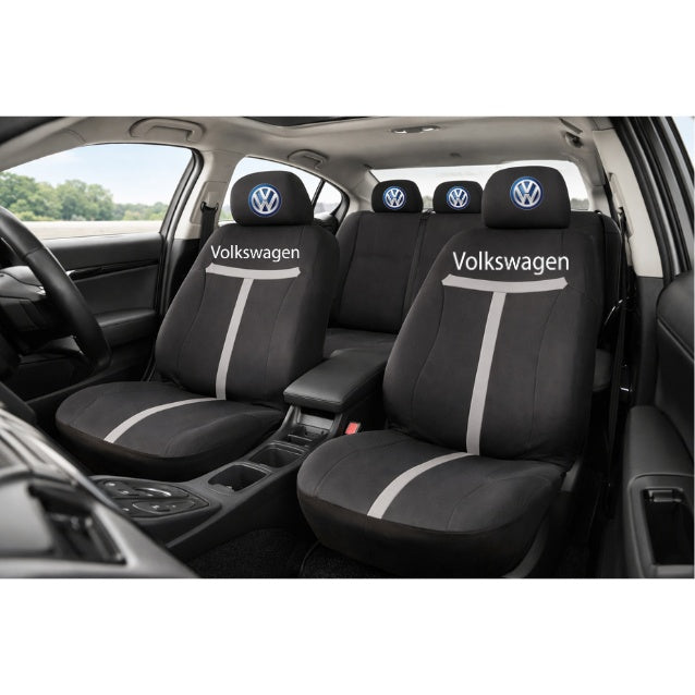 Set Huse Scaune Universale HLX1 Compatibile cu Volkseagen – Negru/Gri