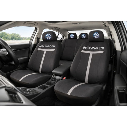 Set Huse Scaune Universale HLX1 Compatibile cu Volkseagen – Negru/Gri
