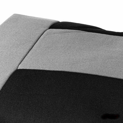 Set Huse Scaune Universale HLX2 Compatibile cu Fiat – Negru/Gri