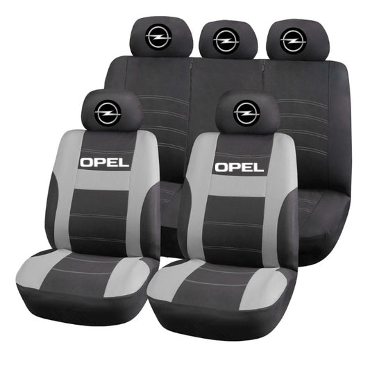 Set Huse Scaune Universale HLX2 Compatibile cu Opel – Negru/Gri