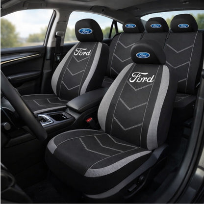 Set Huse Scaune Universale HLX3 Compatibile cu Ford – Negru/Gri