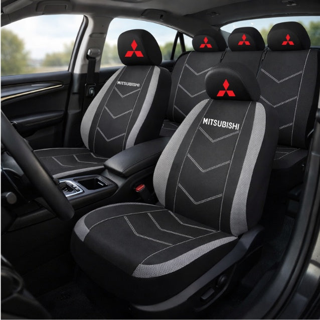 Set Huse Scaune Universale HLX3 Compatibile cu Mitsubishi – Negru/Gri