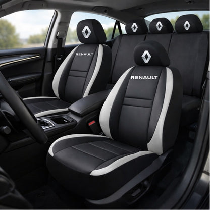 Set Huse Scaune Universale HLX4 Compatibile cu Renault – Negru/Gri