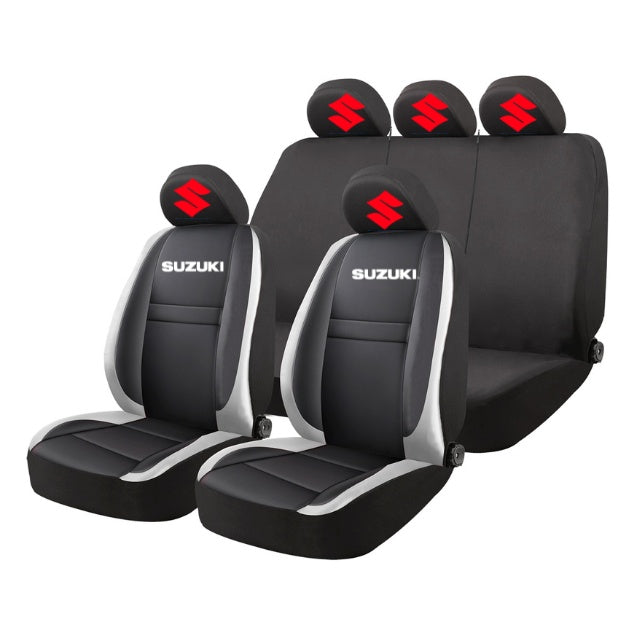 Set Huse Scaune Universale HLX4 Compatibile cu Seat – Negru/Gri