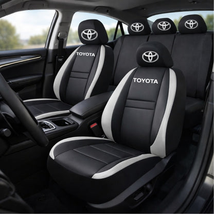 Set Huse Scaune Universale HLX4 Compatibile cu Toyota – Negru/Gri