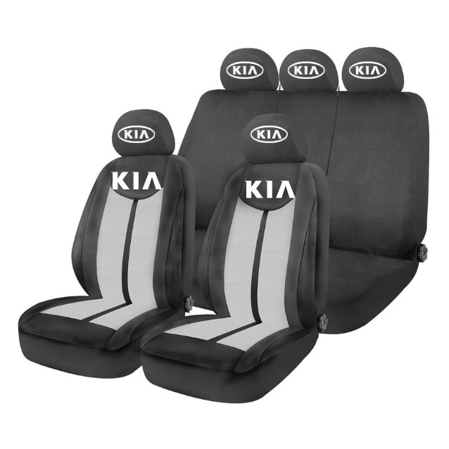 Set Huse Scaune Universale HLX7 Compatibile cu Kia– Negru/Gri