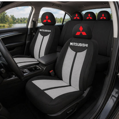 Set Huse Scaune Universale HLX7 Compatibile cu Mitsubishi– Negru/Gri