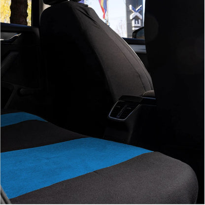 Set Huse Scaune Universale Nero Albastru Personalizate cu Dacia