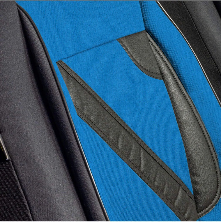 Set Huse Scaune Universale Nero Albastru Personalizate cu Toyota