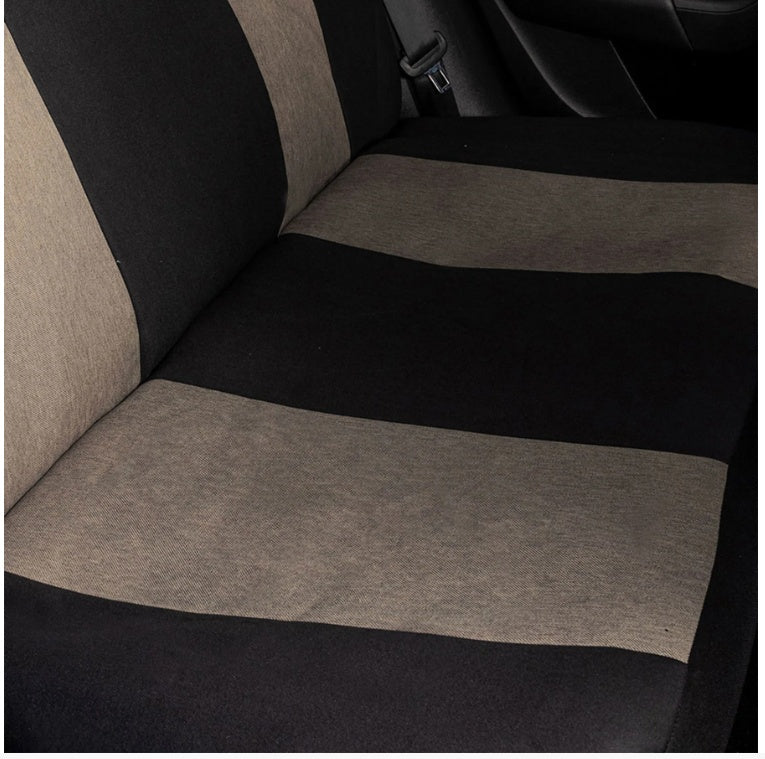 Set Huse Scaune Universale Nero Crem Personalizate cu Audi