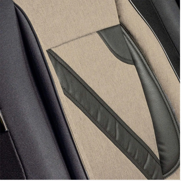 Set Huse Scaune Universale Nero Crem Personalizate cu Nissan Nou