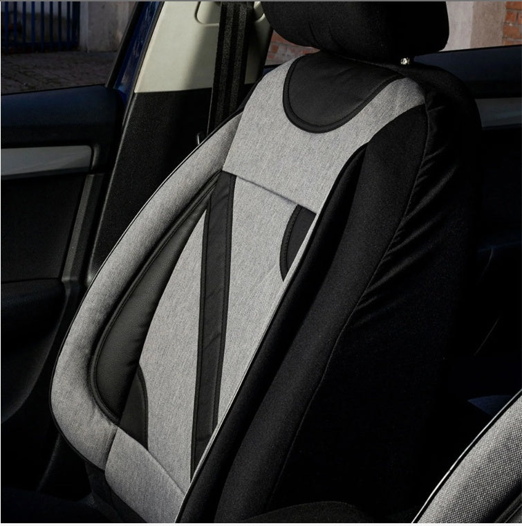 Set Huse Scaune Universale Nero Gri Personalizate cu Skoda