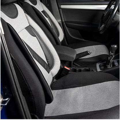 Set Huse Scaune Universale Nero Gri Personalizate cu Skoda