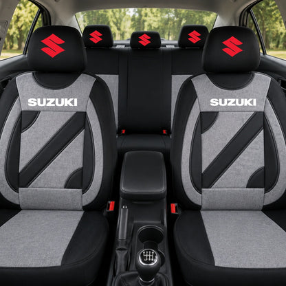 Set Huse Scaune Universale Nero Gri Personalizate cu Suzuki