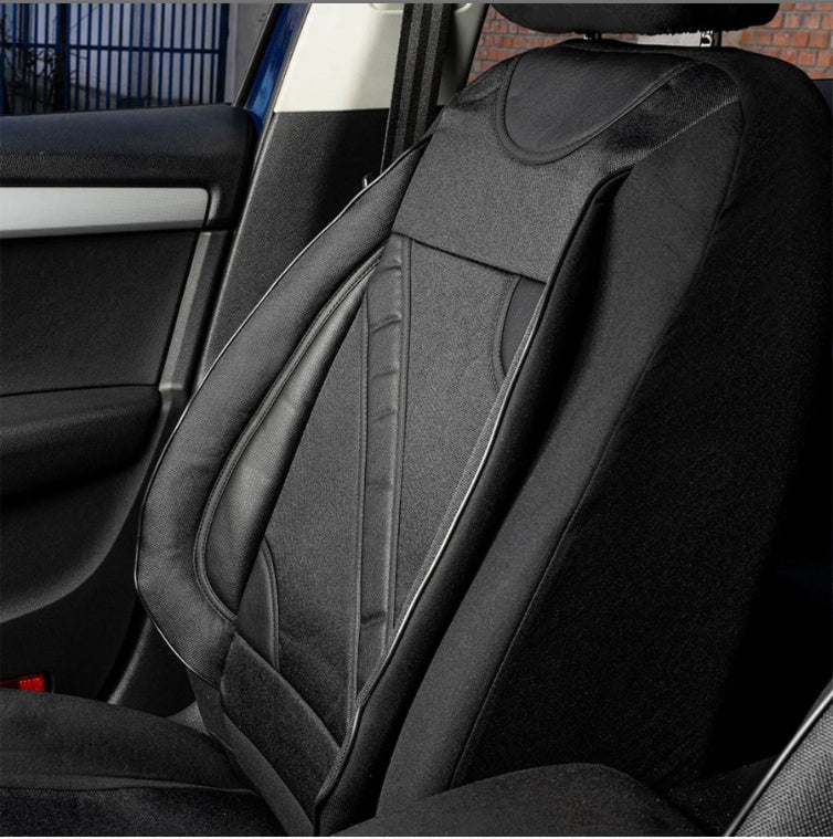 Set Huse Scaune Universale Nero Negru Personalizate cu Peugeot