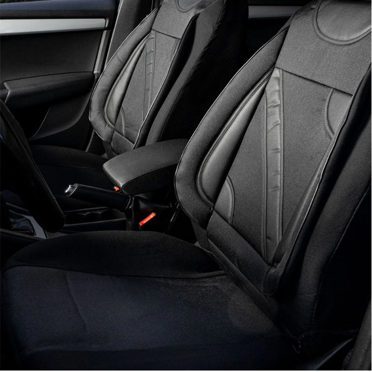 Set Huse Scaune Universale Nero Negru Personalizate cu Skoda