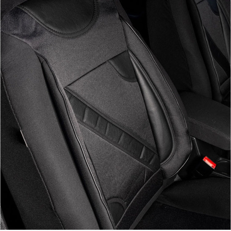 Set Huse Scaune Universale Nero Negru Personalizate cu Skoda