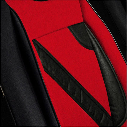 Set Huse Scaune Universale Nero Rosu Personalizate cu Mitsubishi