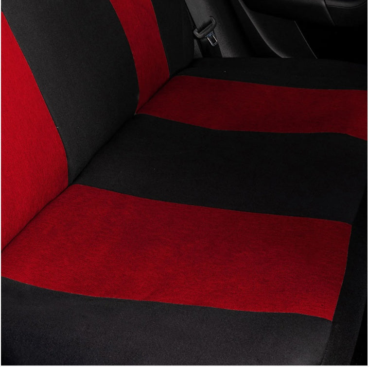 Set Huse Scaune Universale Nero Rosu Personalizate cu Volkswagen