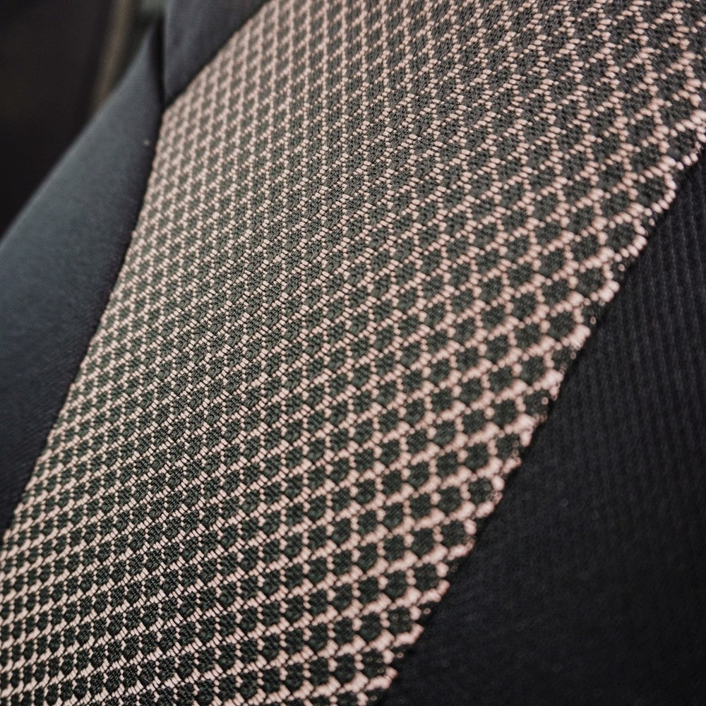 Set Huse Scaune Universale Premium Carguard Personalizate cu Seat – Negru/Bej