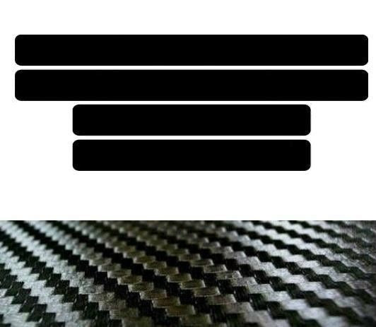 Set protectie praguri Blank Carbon 3D (v1)