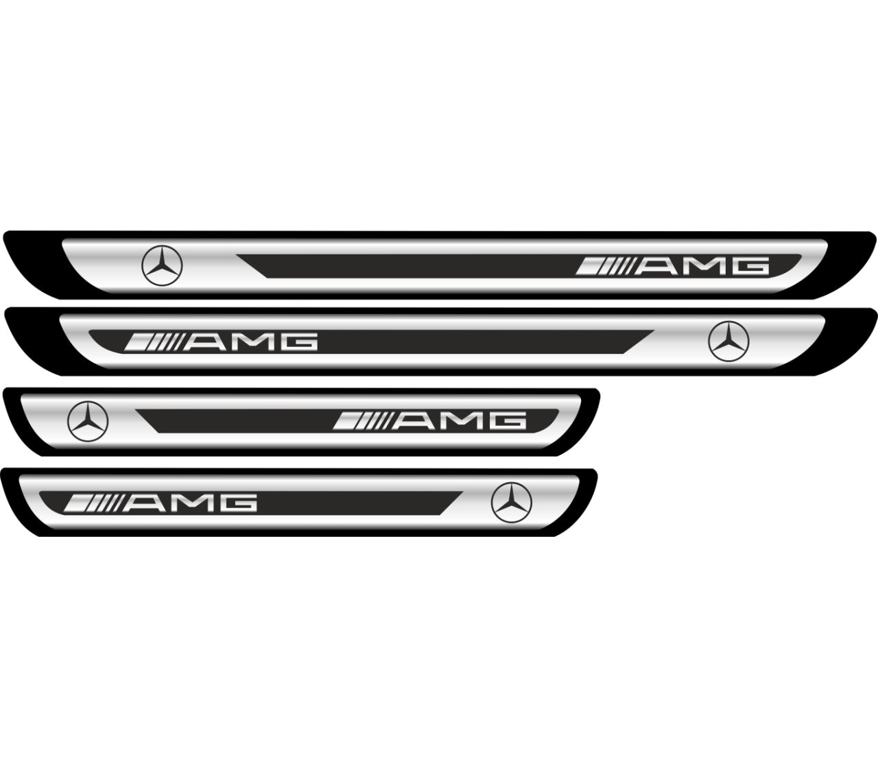 Set Protectie Praguri Crom AMG