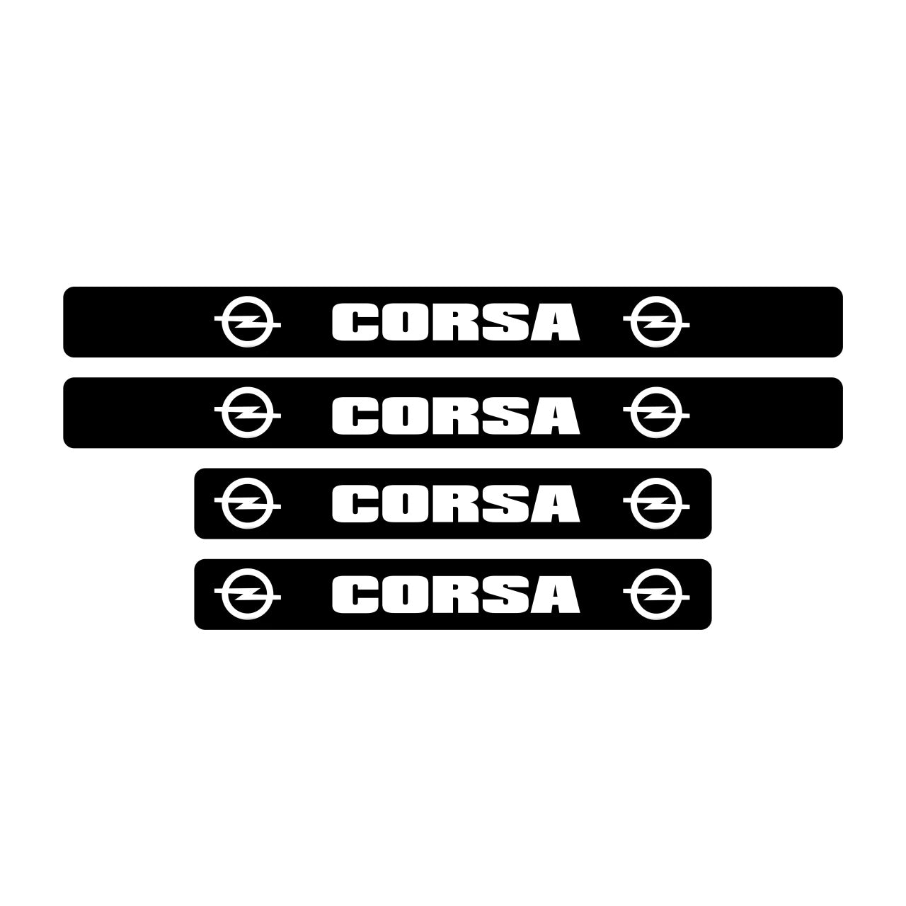 Set protectie praguri Opel Corsa