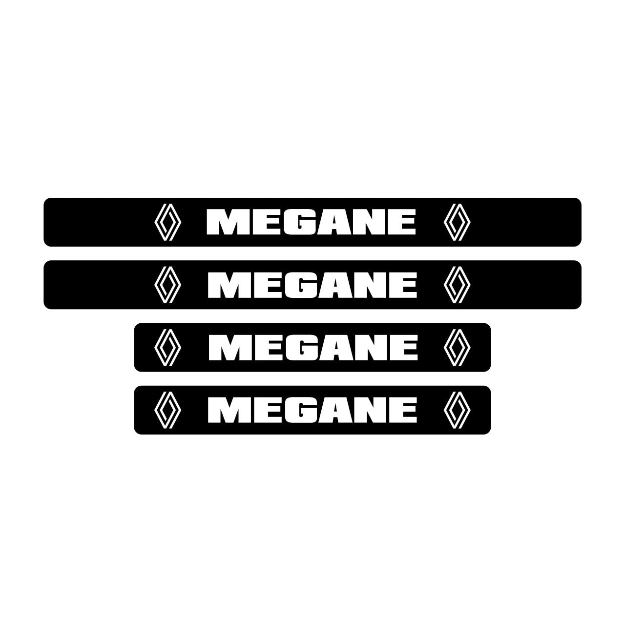 Set protectie praguri Renault Megane
