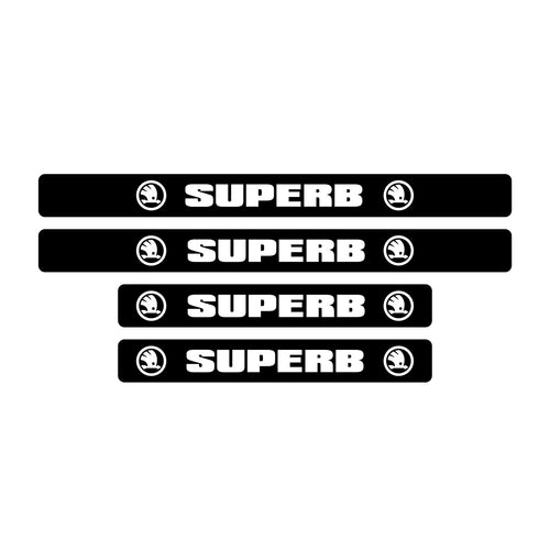 Set protectie praguri Skoda Superb