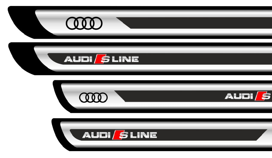 Set Protectii Praguri Crom - Audi S-Line