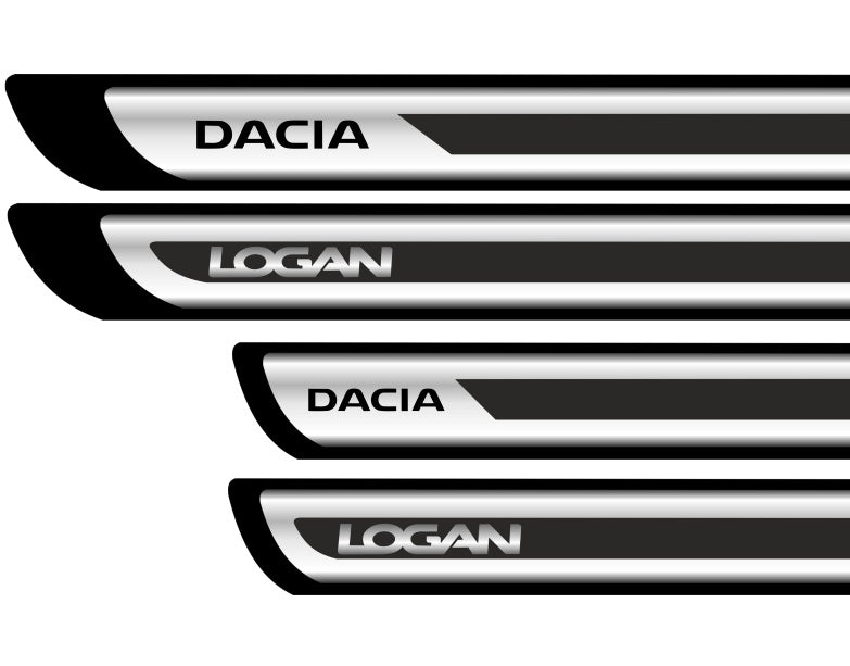 Set Protectii Praguri Crom - Dacia Logan