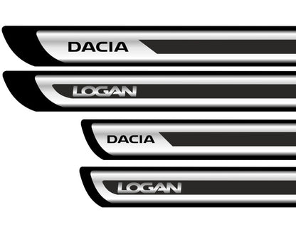 Set Protectii Praguri Crom - Dacia Logan