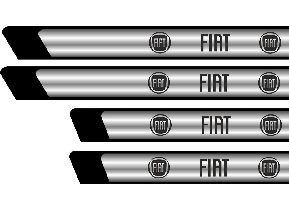 Set Protectii Praguri Crom - Fiat