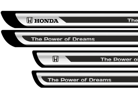 Set Protectii Praguri Crom - Honda