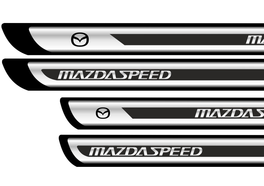 Set Protectii Praguri Crom - Mazda (V2)