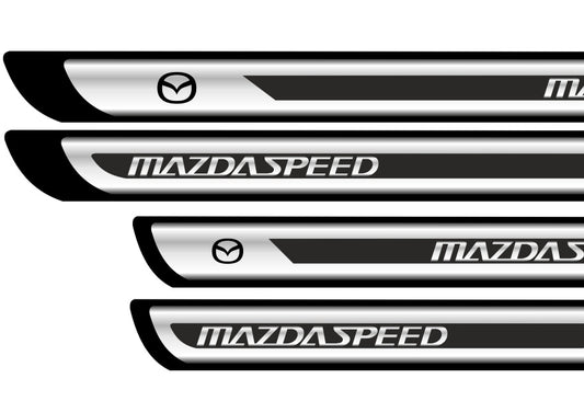 Set Protectii Praguri Crom - Mazda (V2)