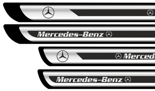 Set Protectii Praguri Crom - Mercedes Benz