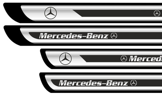 Set Protectii Praguri Crom - Mercedes Benz