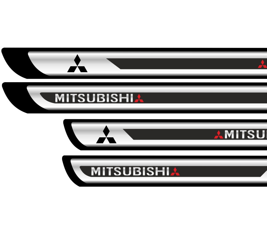 Set Protectii Praguri Crom - Mitsubishi (V2)