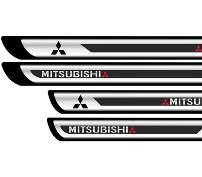 Set Protectii Praguri Crom - Mitsubishi (V2)
