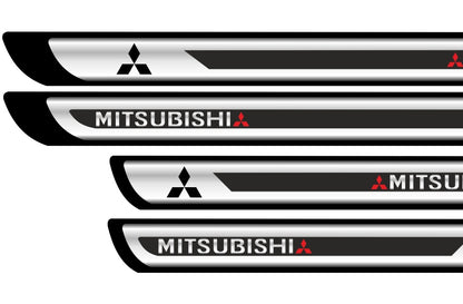 Set Protectii Praguri Crom - Mitsubishi