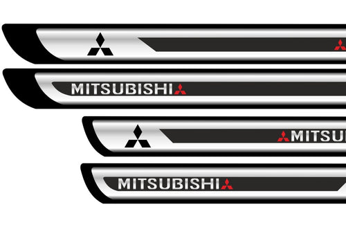 Set Protectii Praguri Crom - Mitsubishi