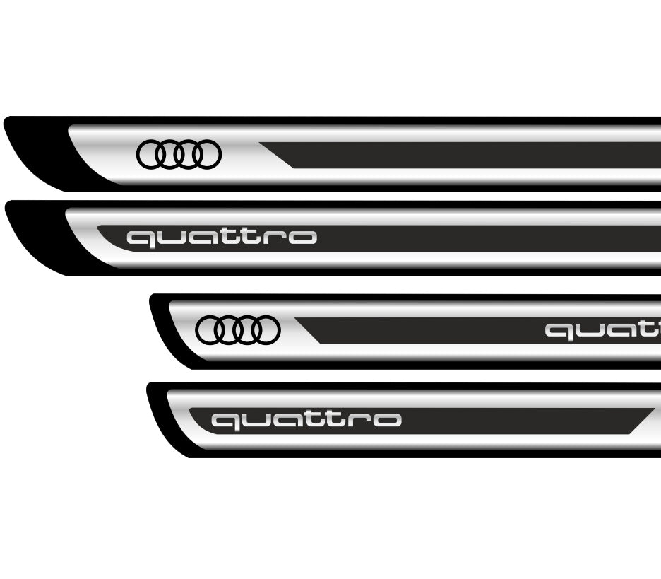 Set Protectii Praguri CROM - Quattro (V2)