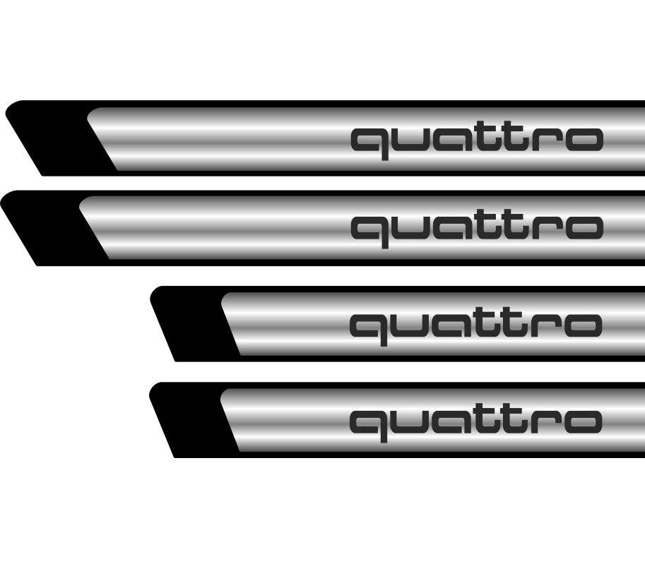 Set Protectii Praguri Crom - Quattro