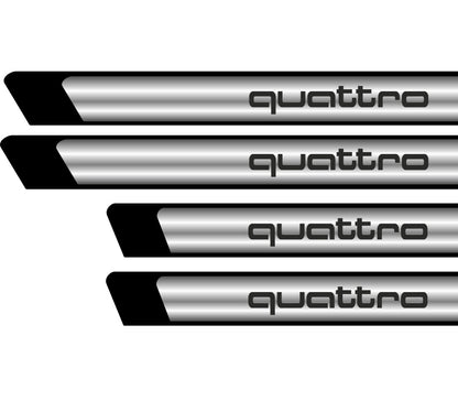 Set Protectii Praguri Crom - Quattro
