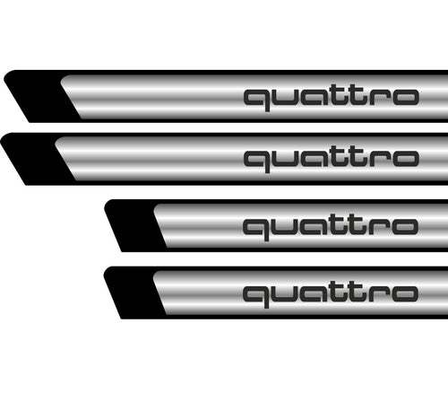 Set Protectii Praguri Crom - Quattro