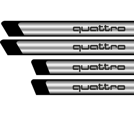 Set Protectii Praguri Crom - Quattro
