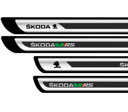 Set Protectii Praguri Crom - Skoda RS