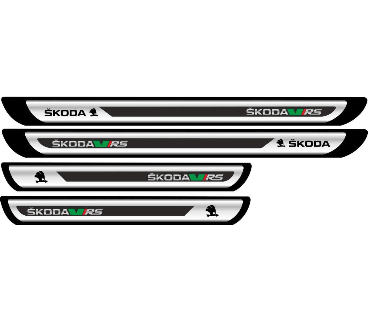 Set Protectii Praguri Crom - Skoda RS